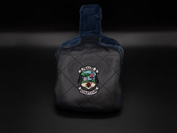 Mallet Putter Cover Navy Leather - Tralee Crest